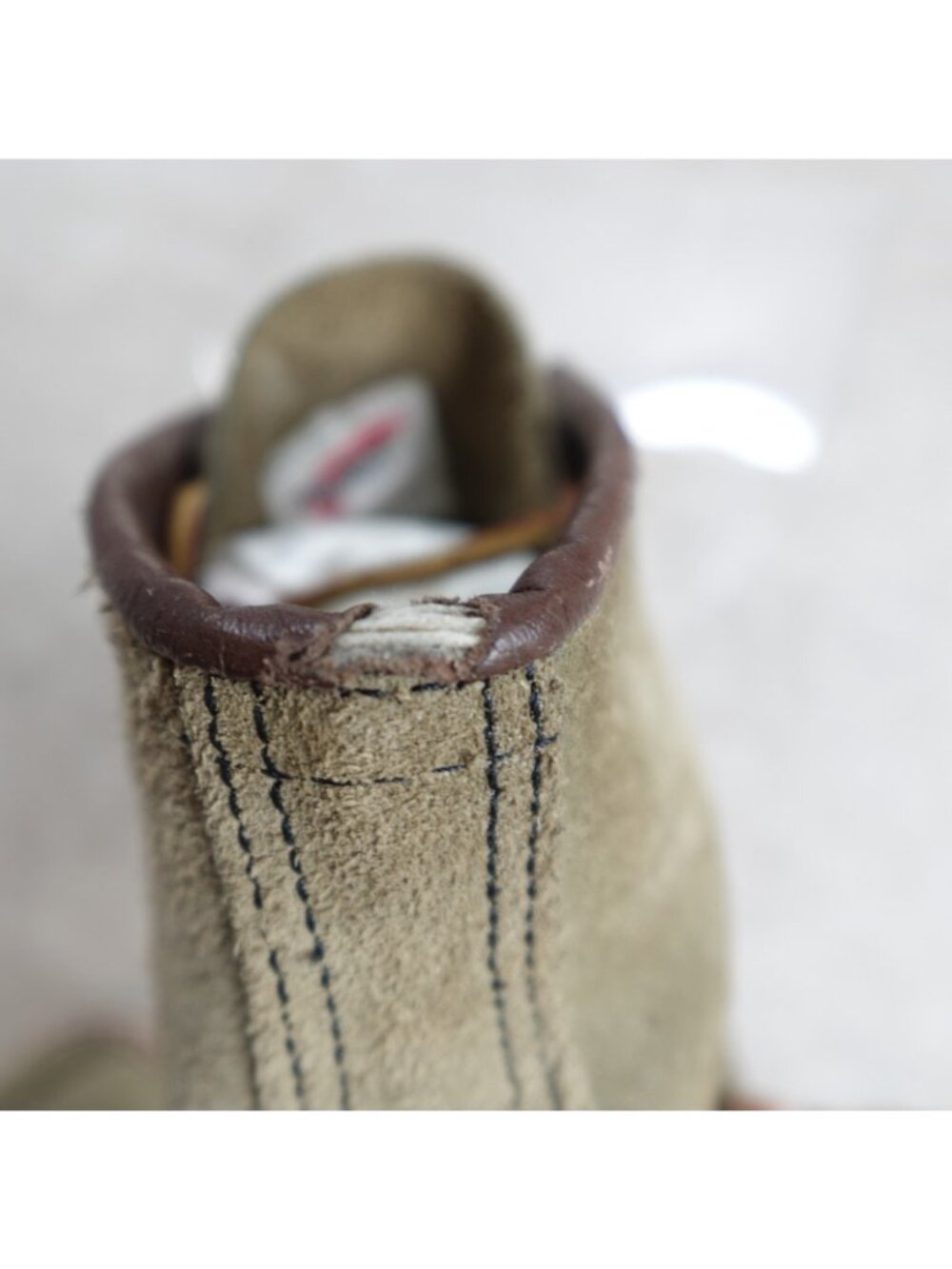 Red Wing Boots 8.5 Gray Suede Roughout 8139 Nigel Cabourn 2010 - Picture 9 of 16